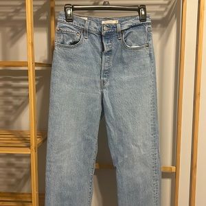 Levi’s rib cage straight denim